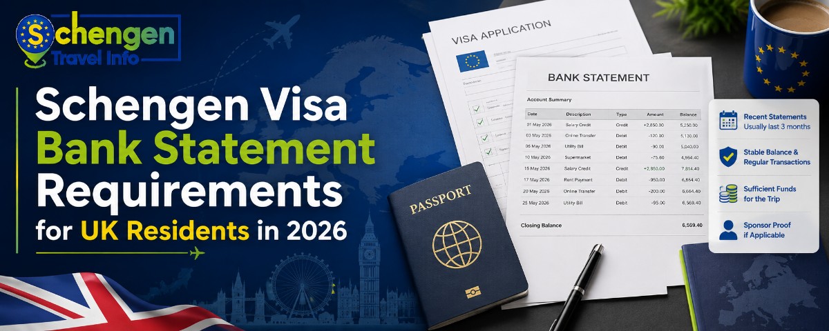 schengen visa bank statement requirement