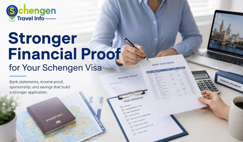 stronger financial proof for your schengen visa